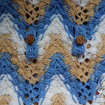 TriSquare Chevron Carseat Cover/Infant Afghan