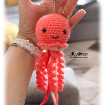 Jellyfish Keychain / Charm Crochet Pattern