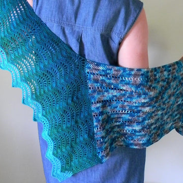 Counting Waves Shawl