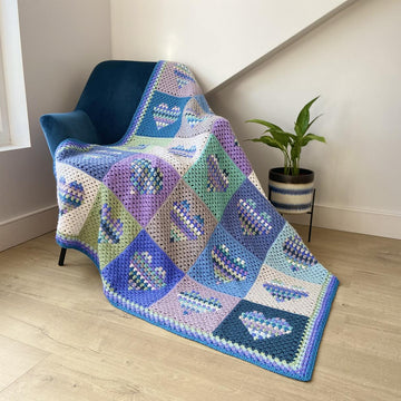Heart Block Blanket