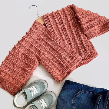 4 CROCHET BABY SWEATER CARDIGAN PATTERNS