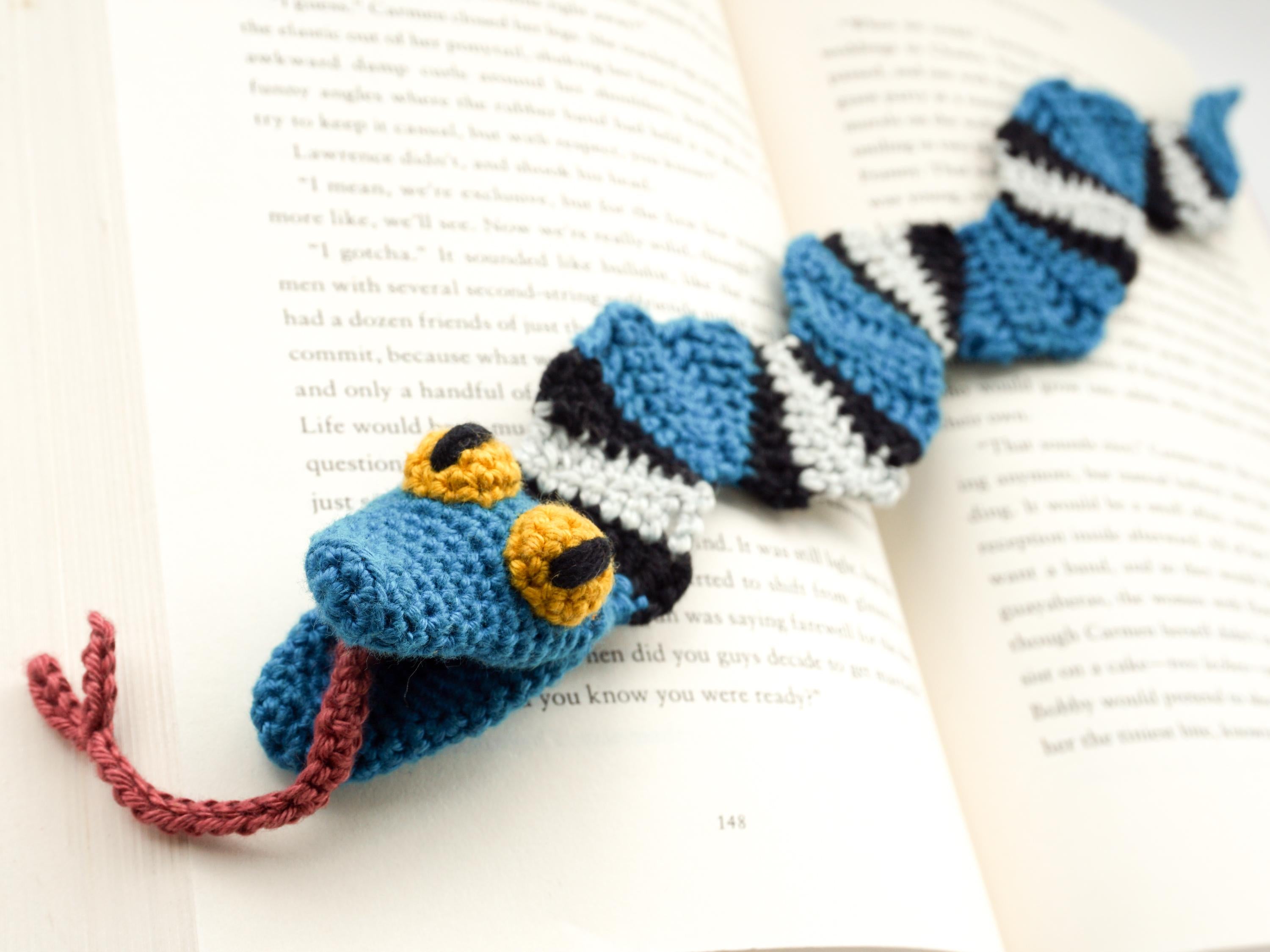 Snake Bookmark Crochet Pattern