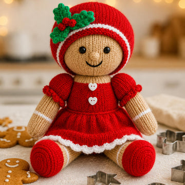 Gingerbread Girls Christmas Toy Decoration