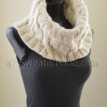 #120 Double Cabled Cowl