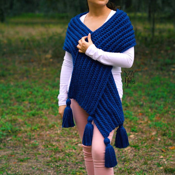 Knit-Look Crochet Scarf