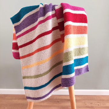 Rainbow baby blanket