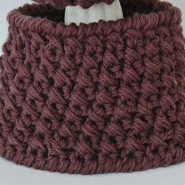Chunky Hat and Infinity Cowl Scarf Girls Ladies