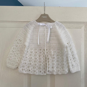 Antique Baby Cardigan and Bonnet