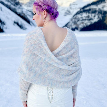 Cloudscape Sweater Scarf (knit)
