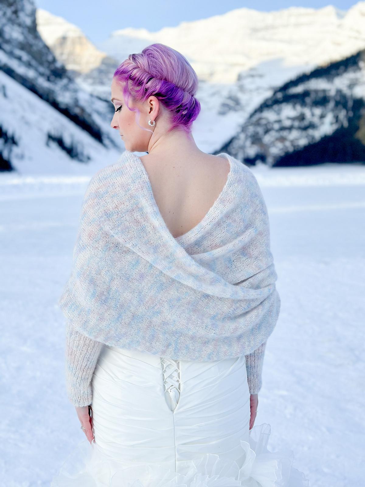 Cloudscape Sweater Scarf (knit)