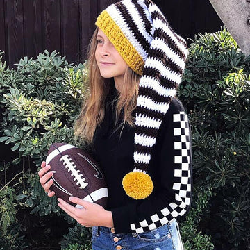 Striped Elf Hat