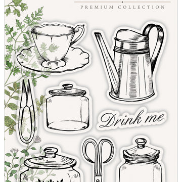 Craft Consortium A5 Clear Stamps - Utensils