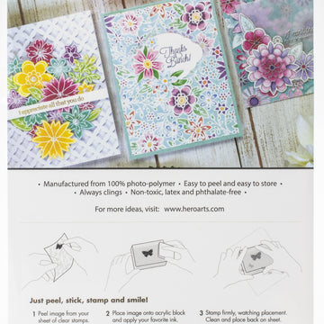 Hero Arts Clear Stamps 4"X6" - Beautiful World