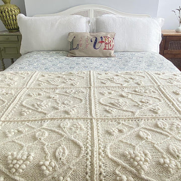 Vine Trellis Afghan