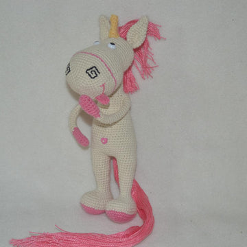 Fluffy the unicorn toy