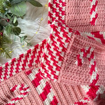 Candy Cane Lane Blanket