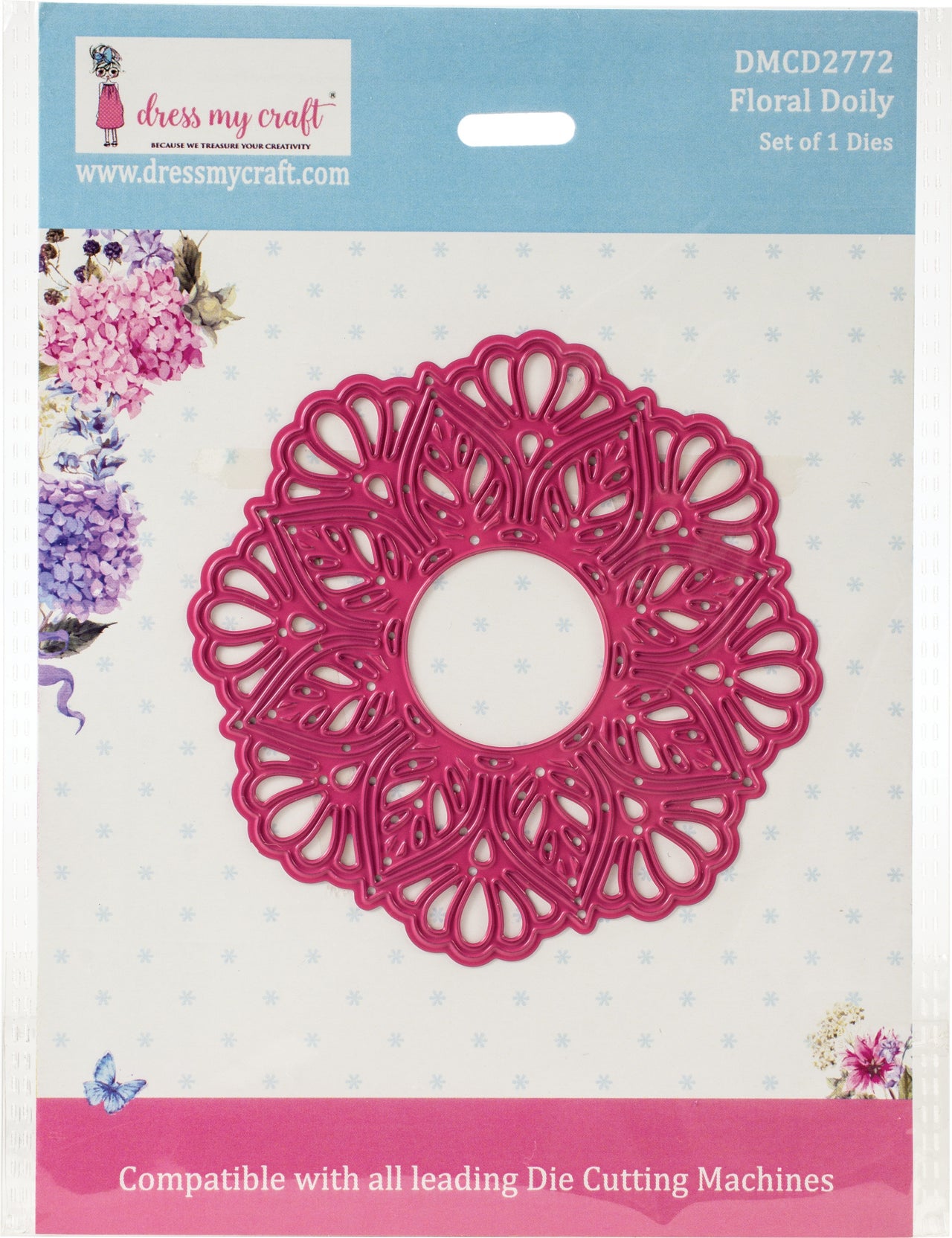 Dress My Crafts Die - Floral Doily