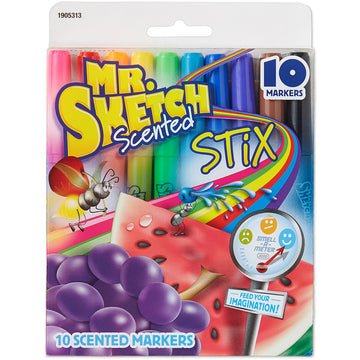 Sanford Mr.Sketch Scented Washable Marker Set 10/Pkg - Stix