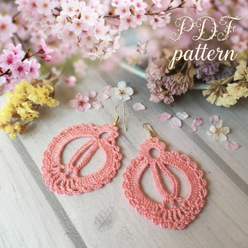 87. Spring flower earrings