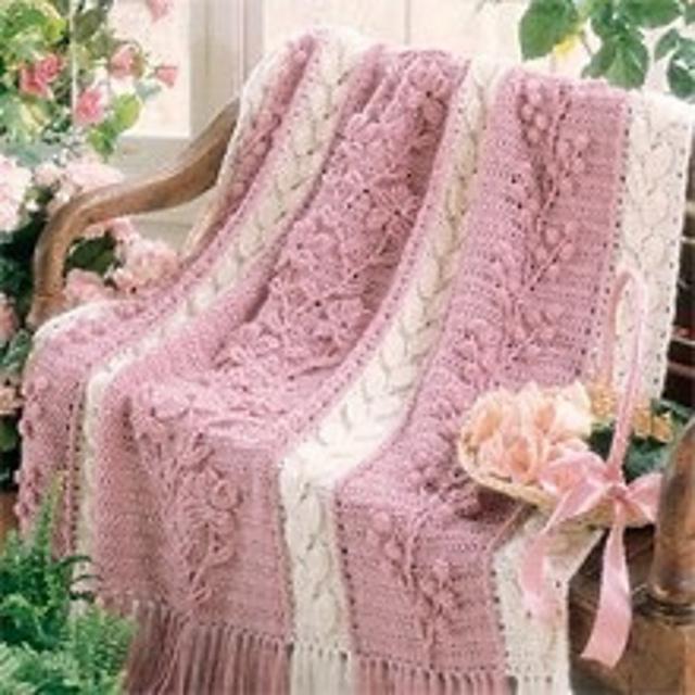 Floral Cascade Throw
