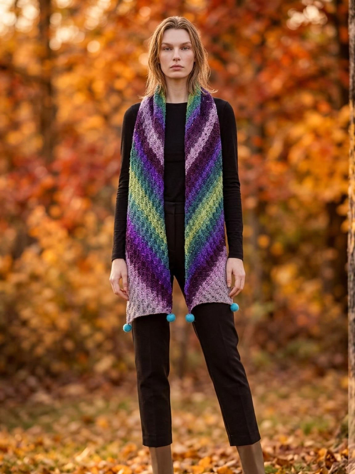 C2C Crochet Scarf