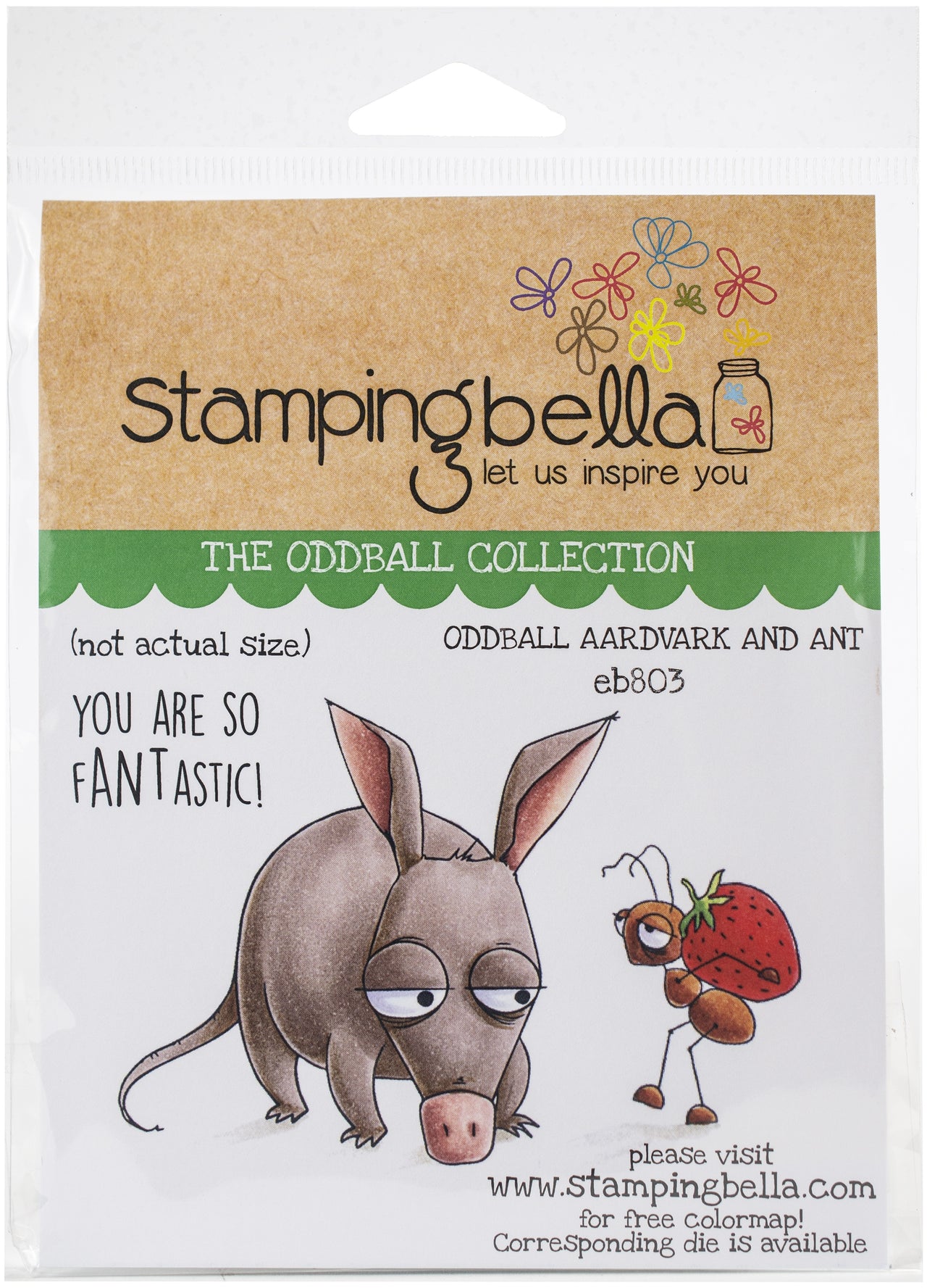 Stamping Bella Cling Stamps - Oddball Aardvark & Ant