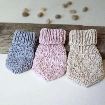 Harlequin Baby Mittens