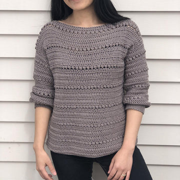 Scoop neck sweater