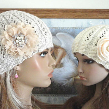 Knitting PATTERN Knitted Hat Girls Hats Womens Hats