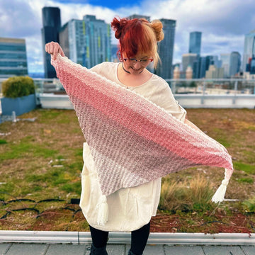 C2C Triangle Shawl