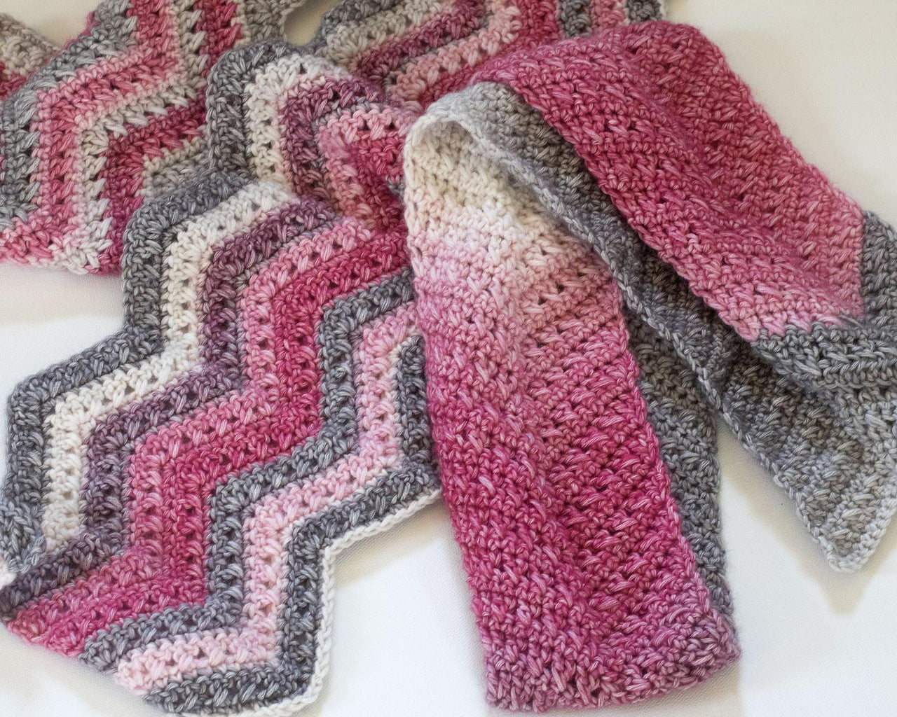 Two Variation Chevron Scarf