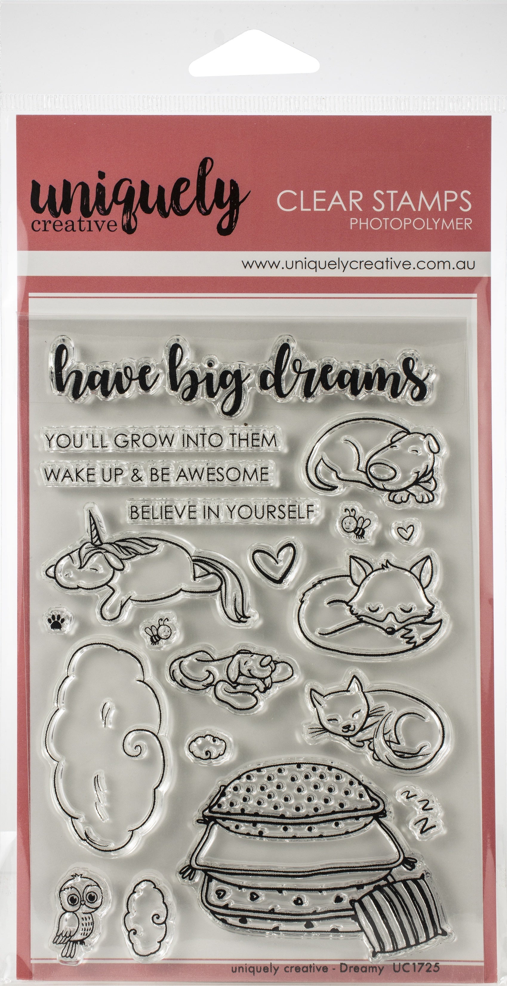 Uniquely Creative 4"X6" Clear Stamps 20/Pkg - Dreamy
