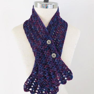 Elegant Lace Accent Scarf