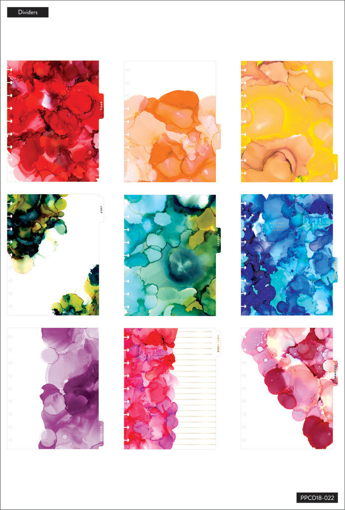 The Happy Planner Kaleidoscope Classic 18 Month Planner