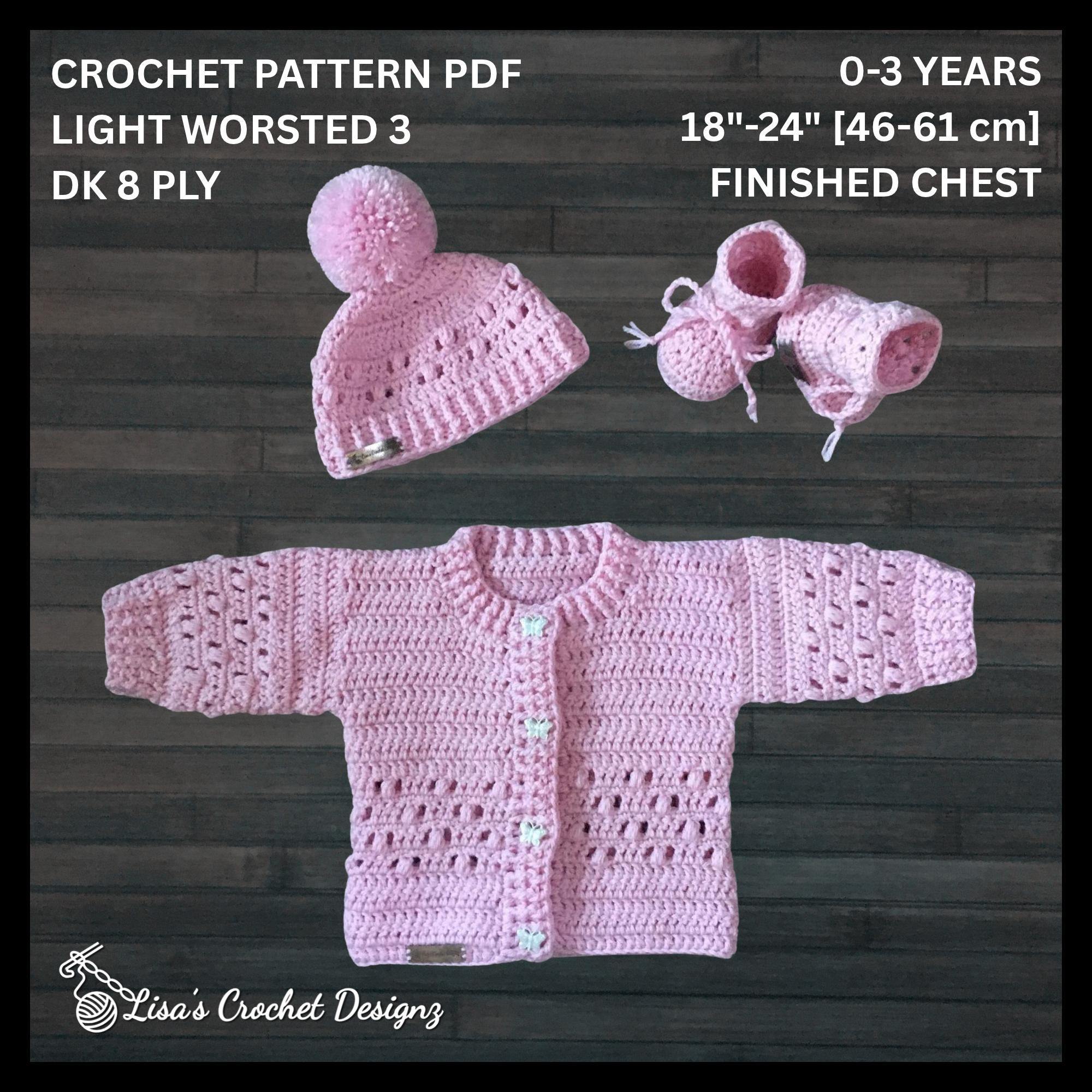 Izzy Baby Cardigan Set