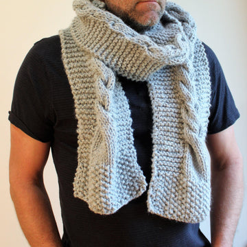 Men's Storm Cable Scarf