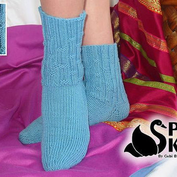 Blue Bamboo Socks