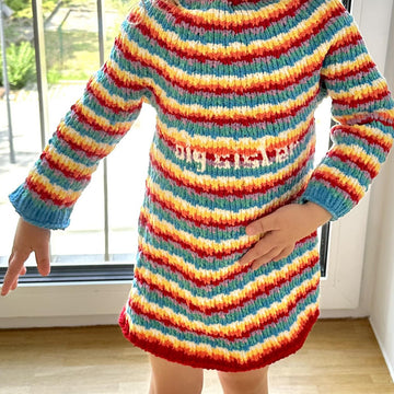 Colourful big sister dress