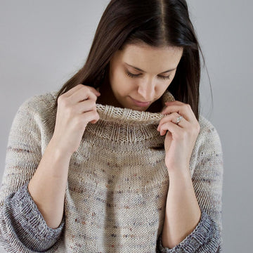 Faded Turtleneck Sweater