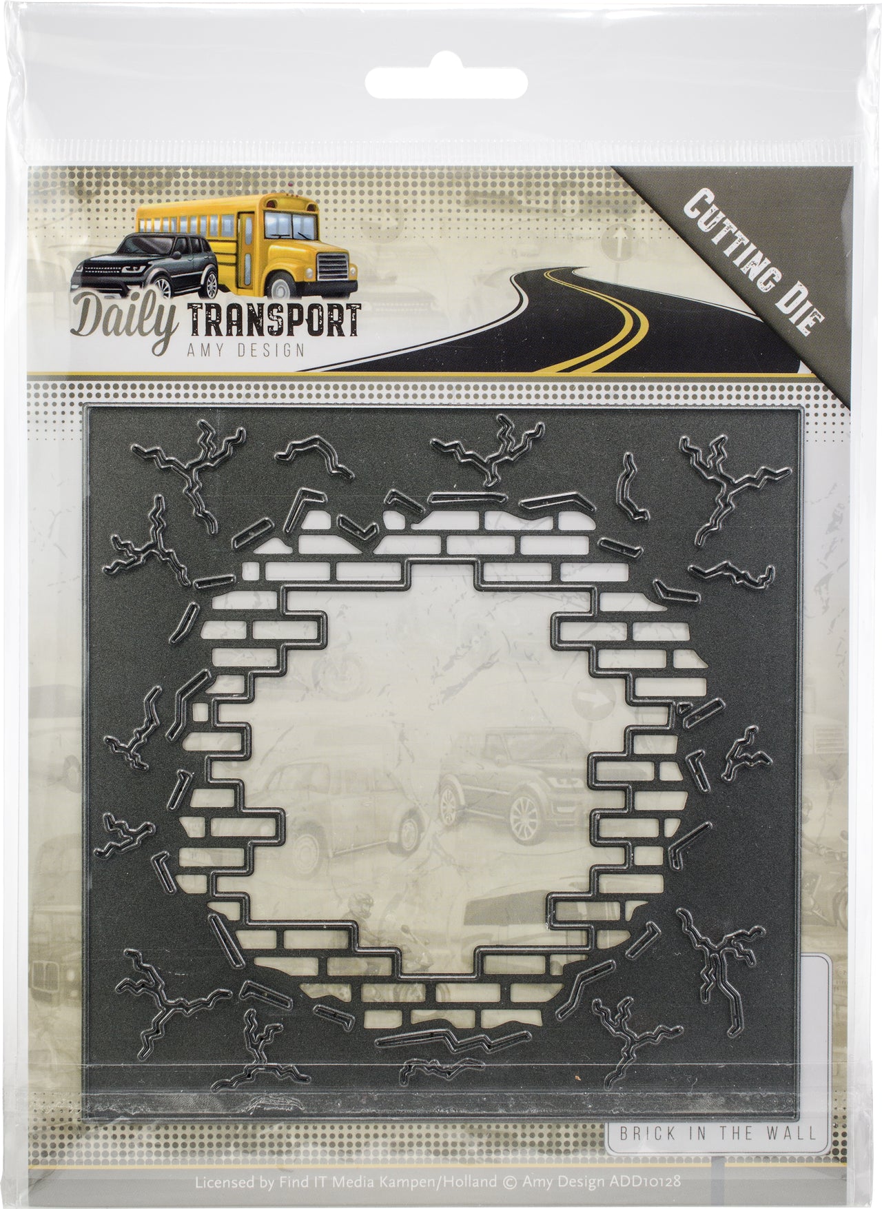 Find It Trading Amy Design Die - Brick In The Wall, Daily Transport