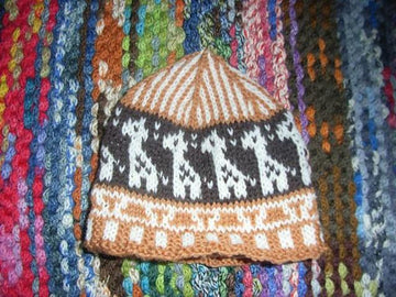 Giraffe kids beanie