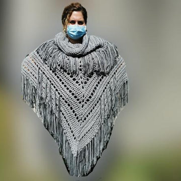 Ombre Poncho & Cowl