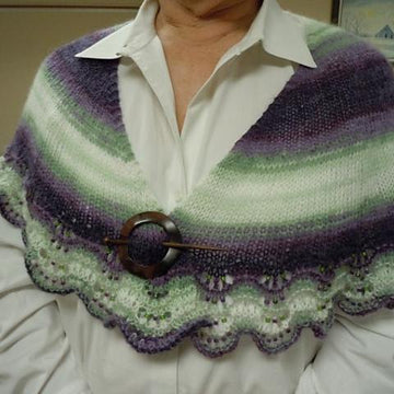 Intrigued with Beads Shawl