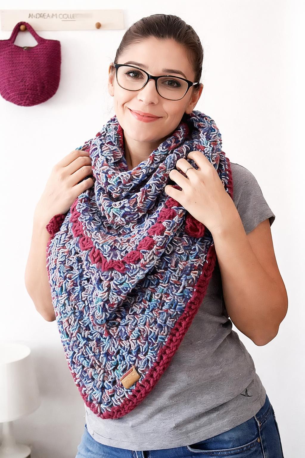 Triangle Warm Shawl