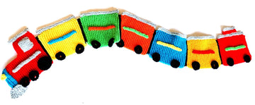 Chug a Long Train Scarf