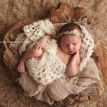 #86 Fluffy trellis blanket
