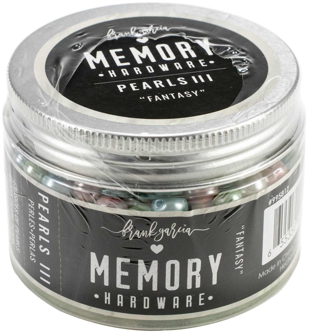 Prima Marketing Memory Hardware Glass Pearls - #3 Fantasy, 7.5oz/3 Sizes