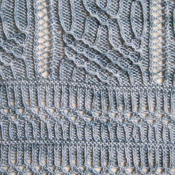 Shinano Lace and Cluster Shawl