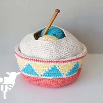 Convertible Triangle Color Blocked Bowl (2015003)