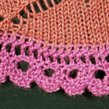 Butterfly in the Sunset Shawl